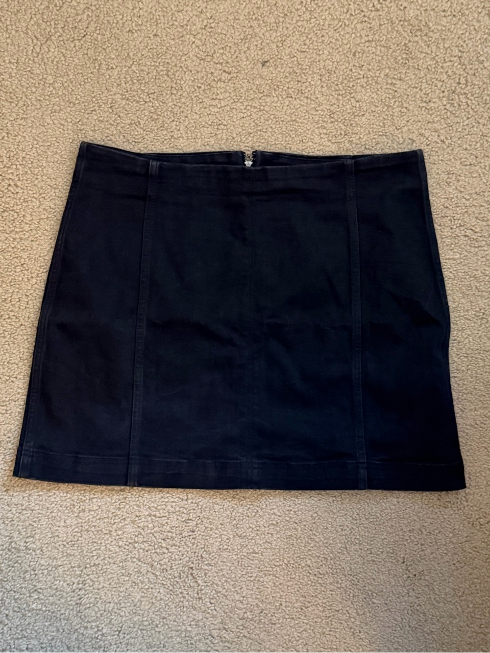 Wild Fable Black Denim Mini Skirt Size 14